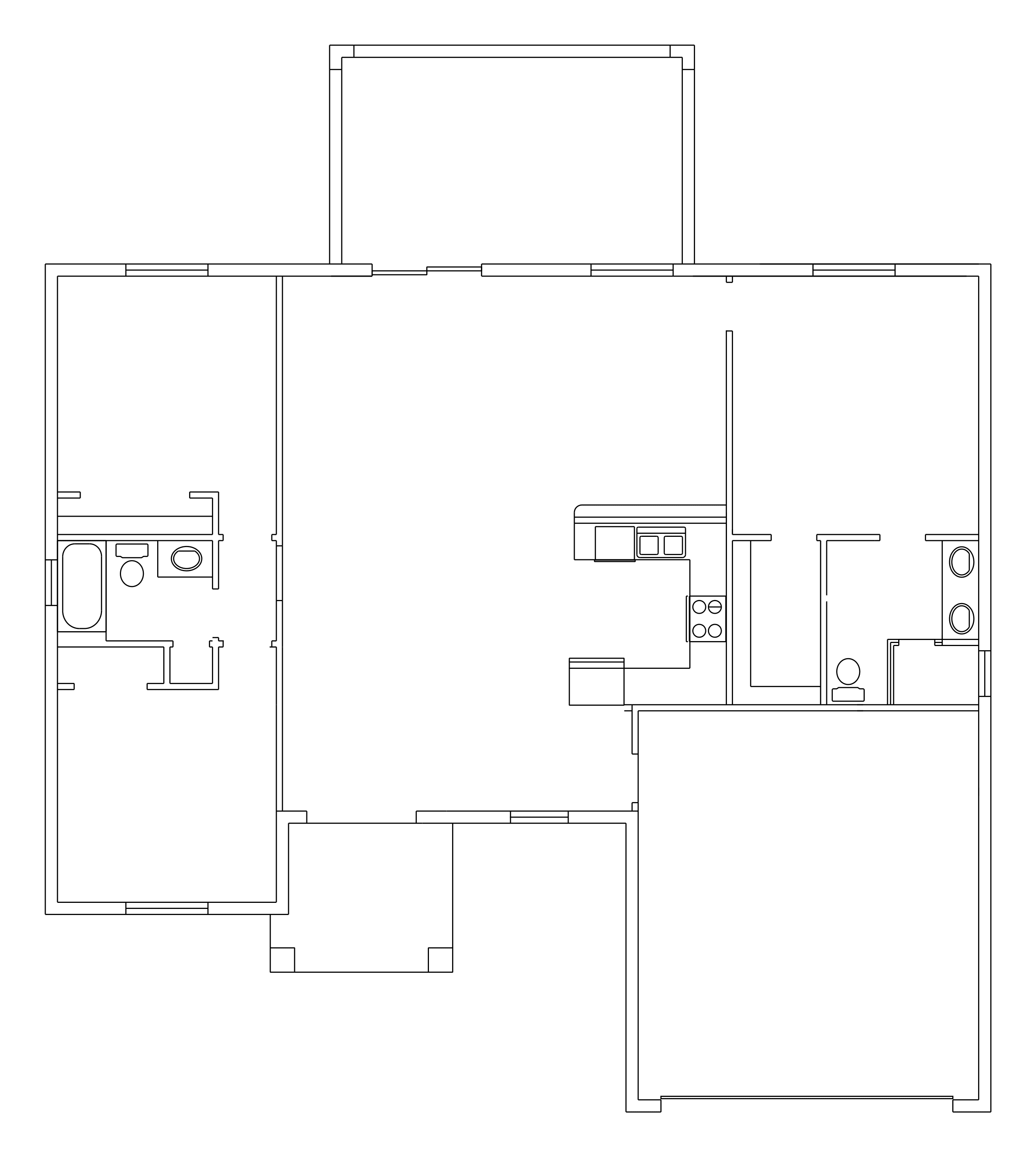 Floor plan of Santa Fe Model, DCI Corp. Constructions